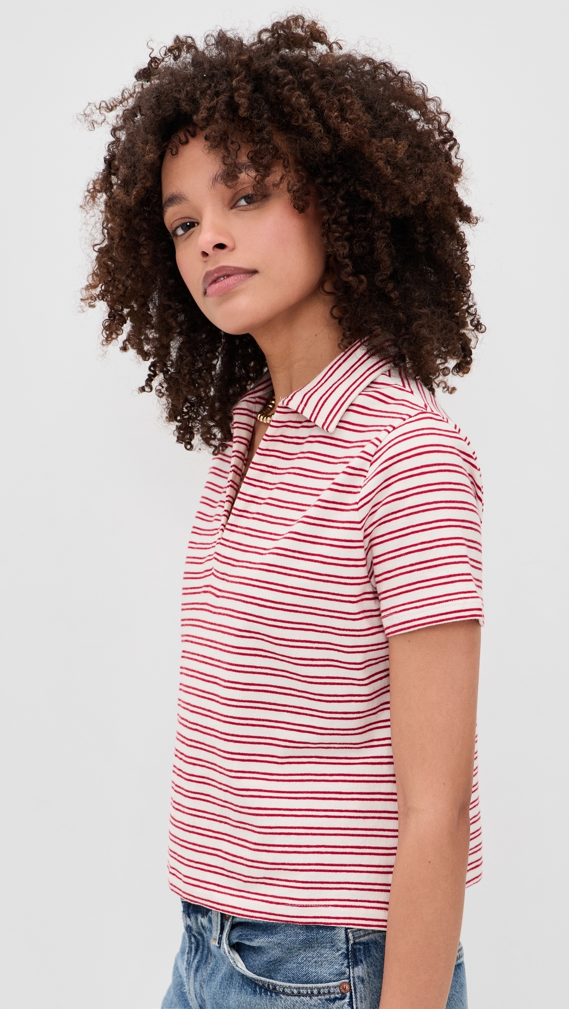 Perrin Top Natural/Red