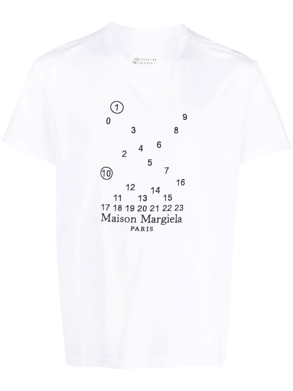 Crew neck cotton T-shirt - White
