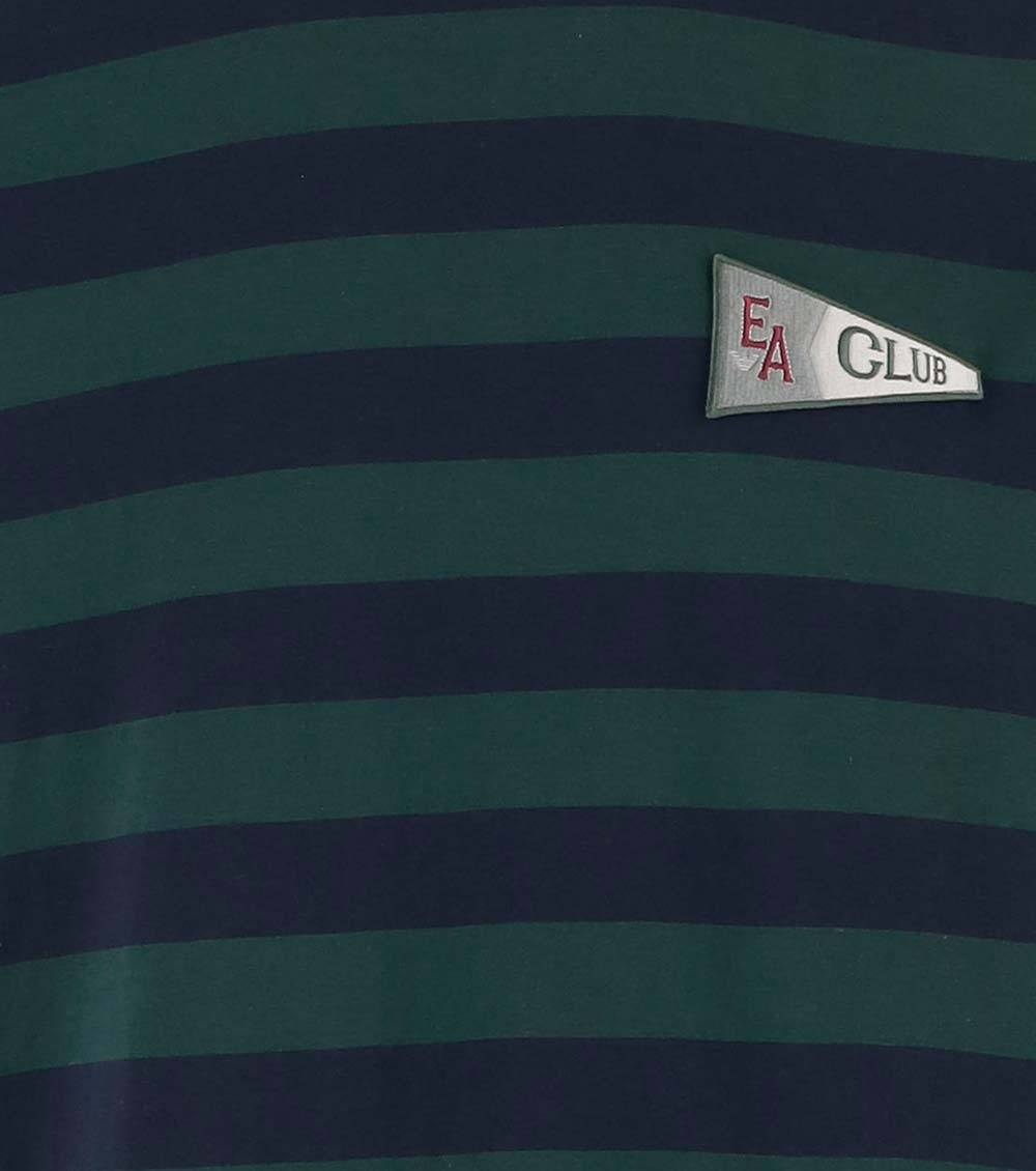 Multicolor Stripes Crew Neck T-Shirt