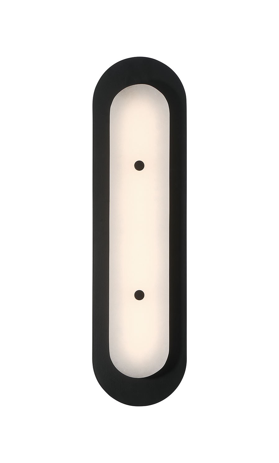 Powder Coat Black LED Outdoor Wall Sconce from the Tramore Collection