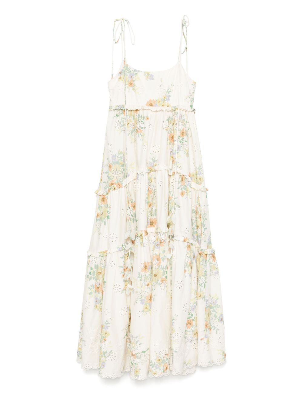 Floral-print dress - Neutrals