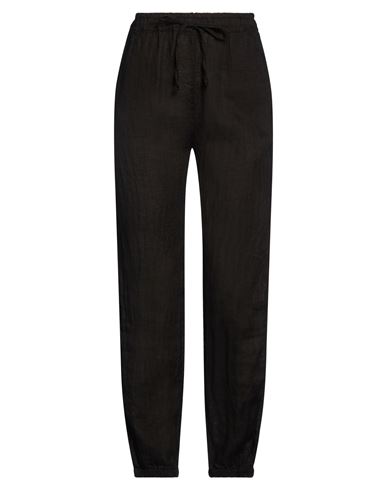 Woman Pants Black Size S Linen