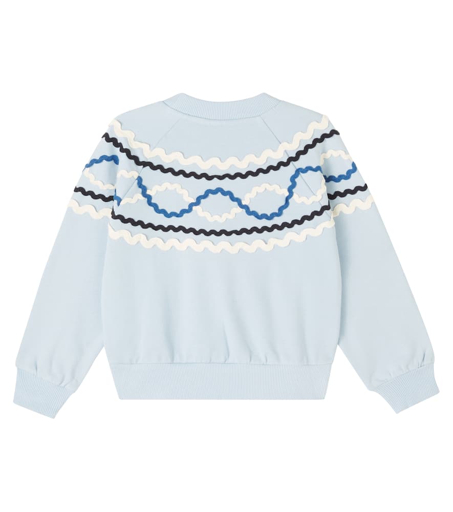 Marilyn embroidered cotton sweatshirt