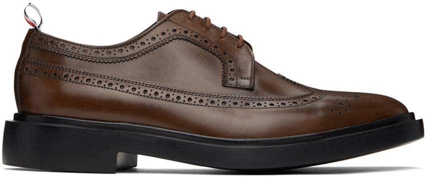 Thom Browne Brown Classic Longwing Brogues