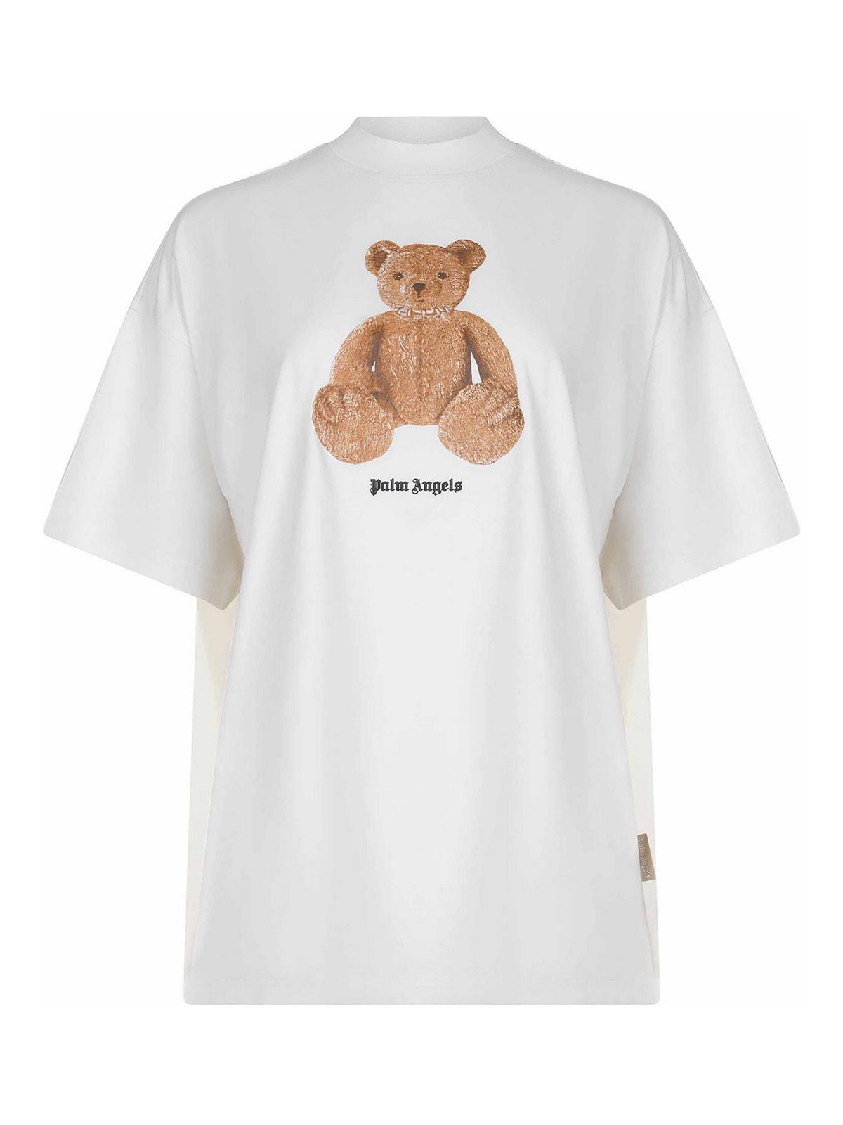 Palm Angels - crew neck graphic print short sleeve top