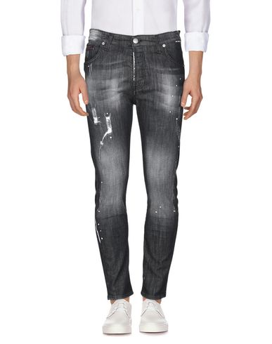 Patriòt Man Jeans Black Size 34 Cotton, Elastane