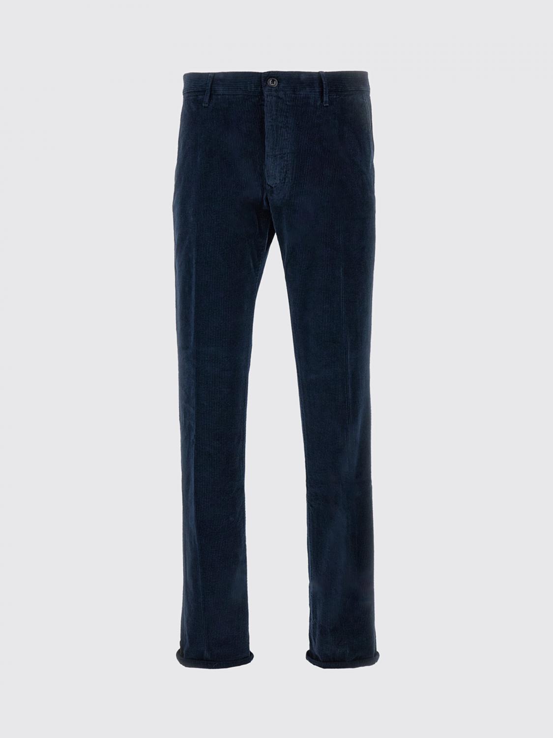 Pants Men color Blue