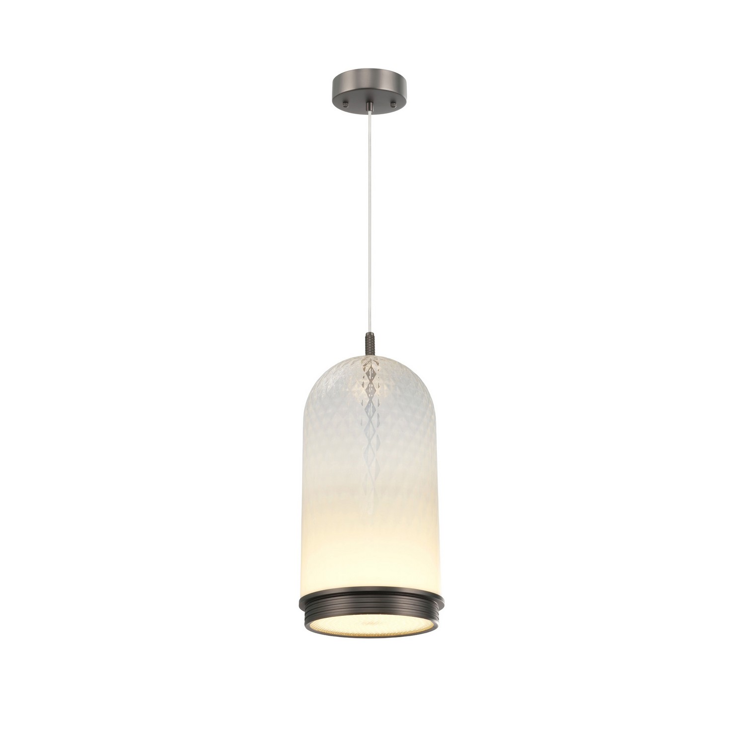 Graphite LED Pendant from the Nebulosa Collection