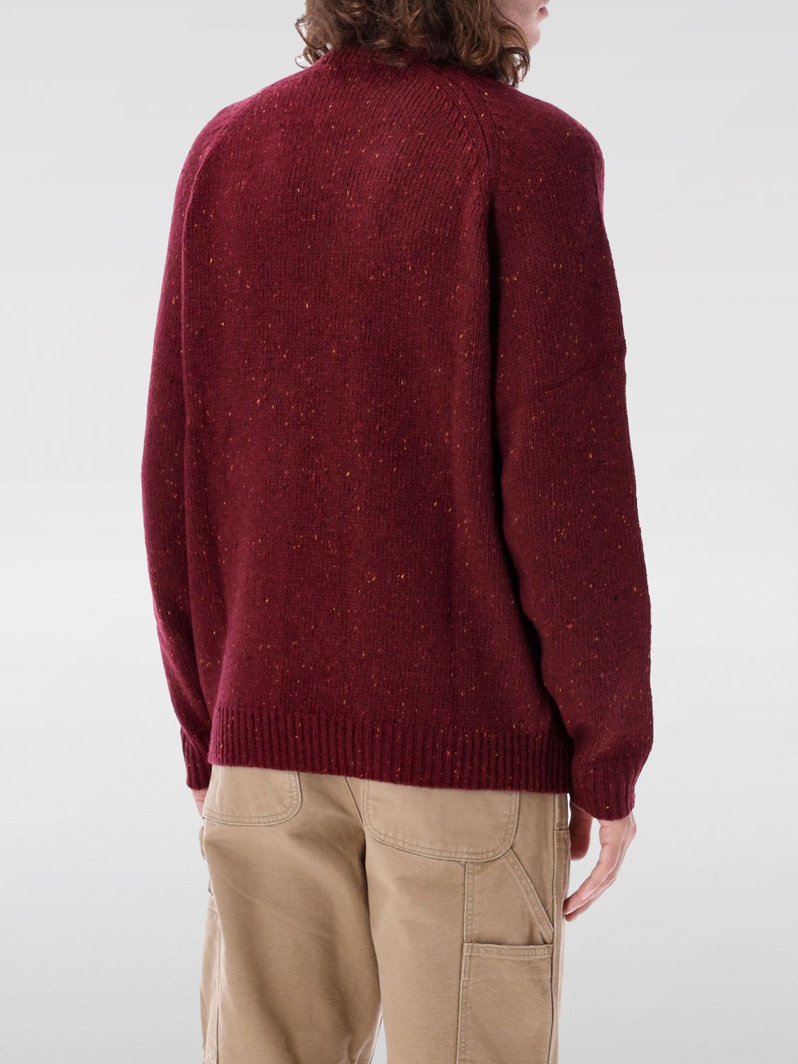 Sweater Men color Wine