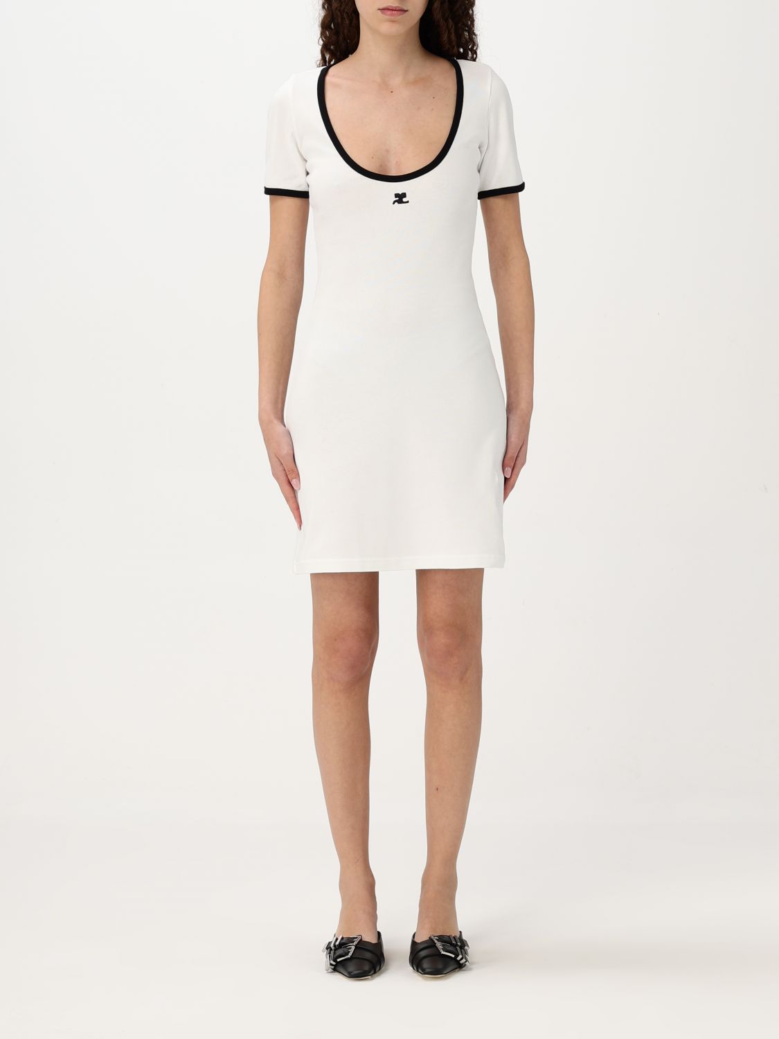 Dress COURRÈGES Woman color White