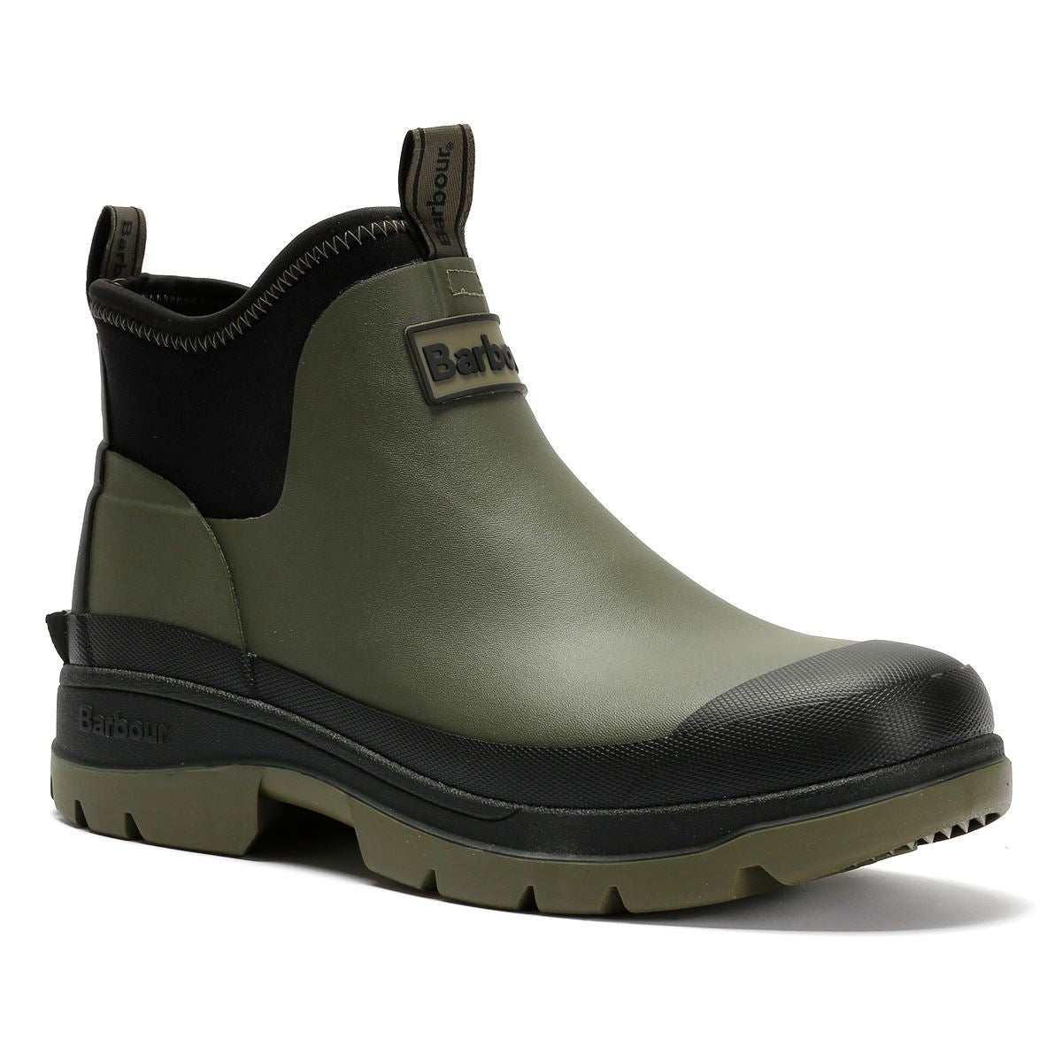 Barbour Ridge Men's Uniform Green Ankle Wellington Boot
