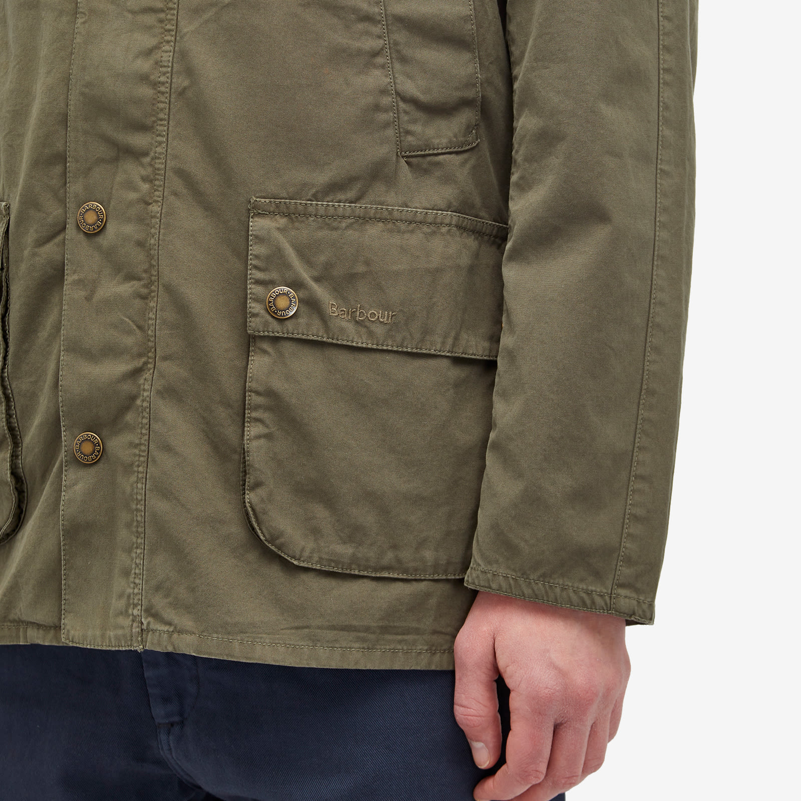 Men's Ashby Casual Jacket in Olive