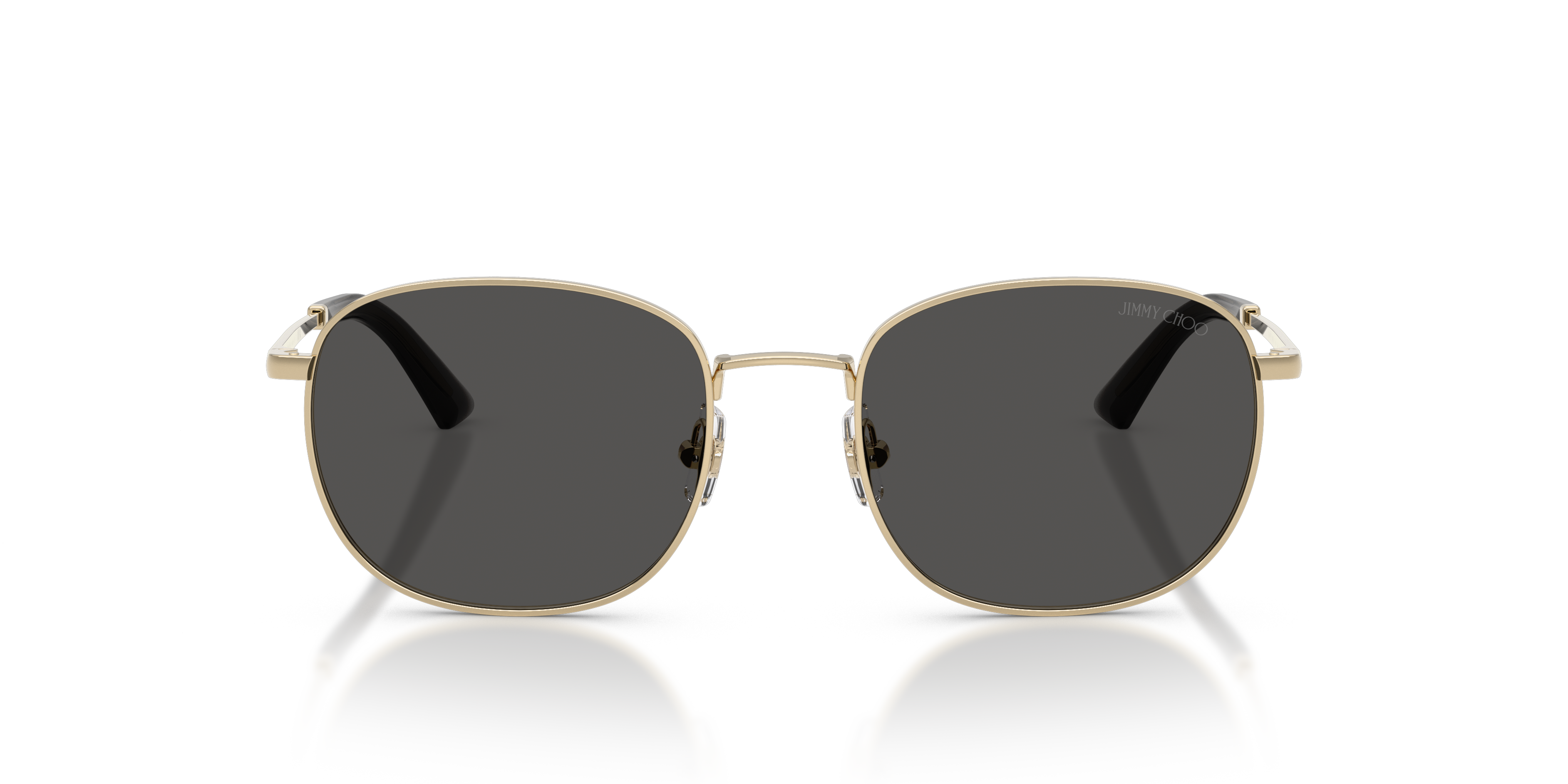 Jimmy Choo Donna Jimmy Choo JC4025B 300687 Occhiali da sole Metallo Oro Grigio Pantos Normale
