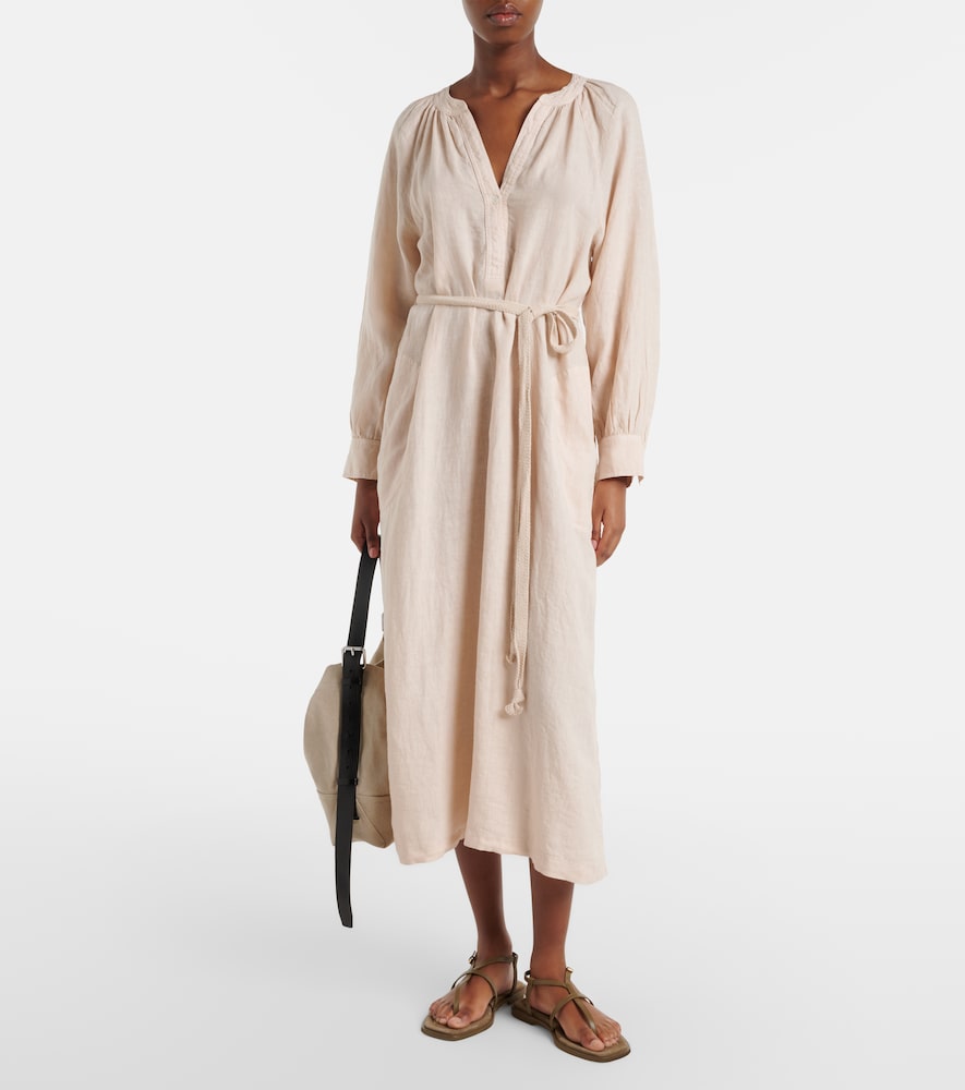Dakota linen maxi dress
