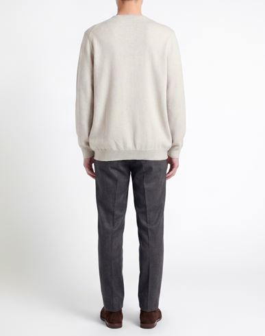 Man Sweater Light grey Size 50 Cashmere