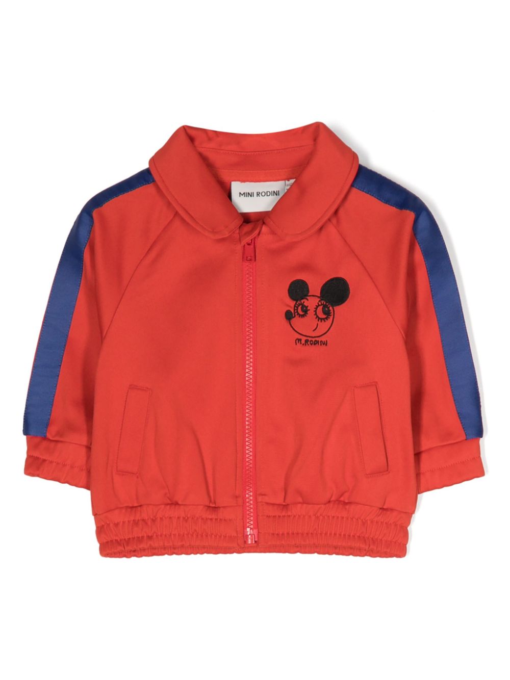 Rat-embroidered sports jacket