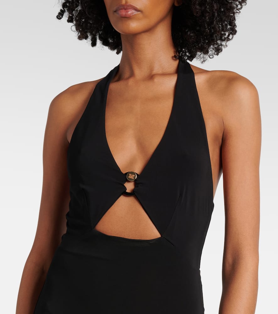 Ghiotto cutout halterneck maxi dress