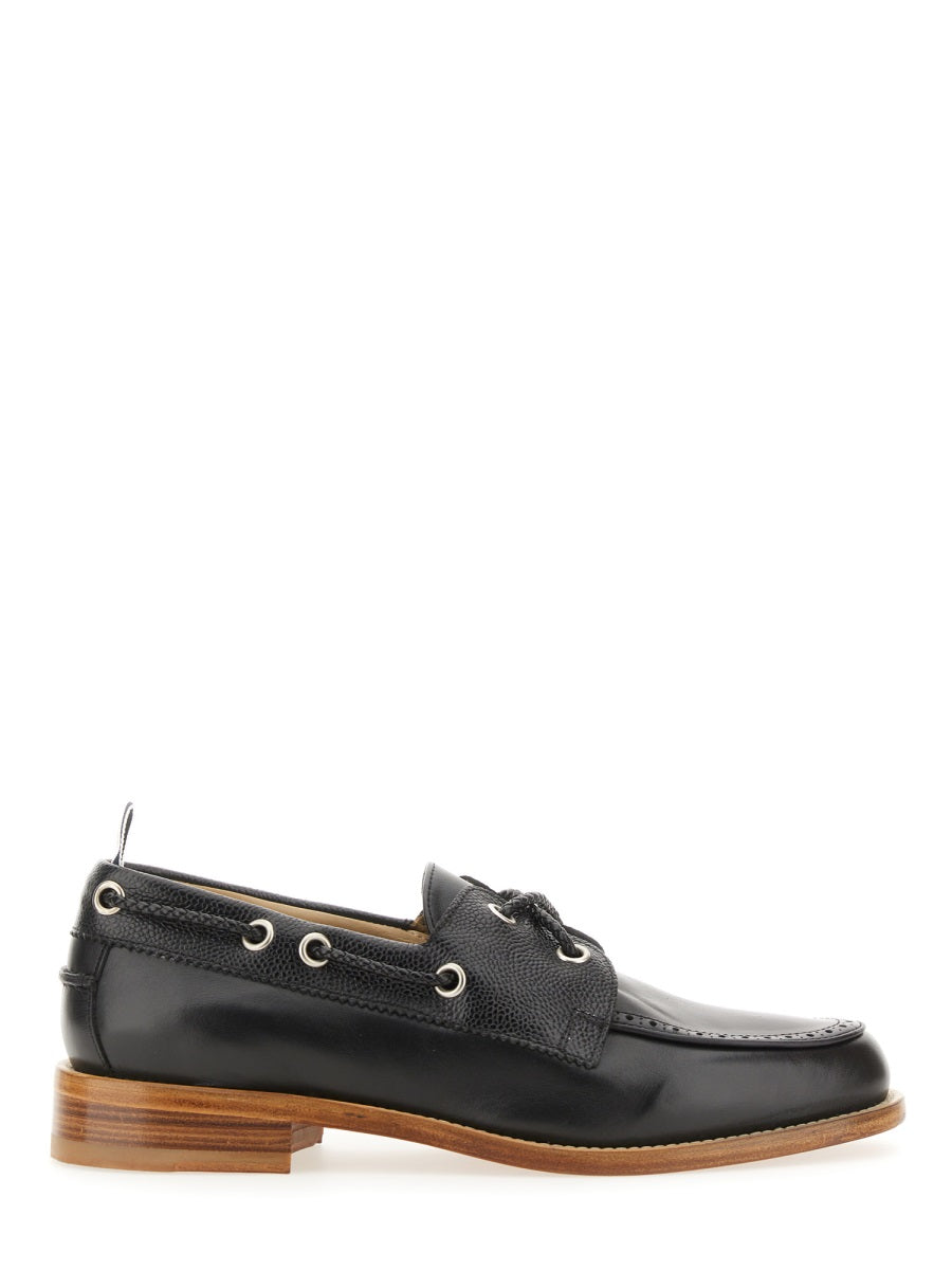 Vitello Calf Hiking Leather Sole Boat Shoe