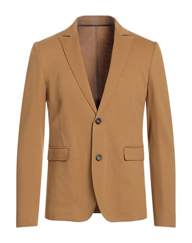 Man Blazer Mustard Size 38 Viscose, Polyamide, Elastane