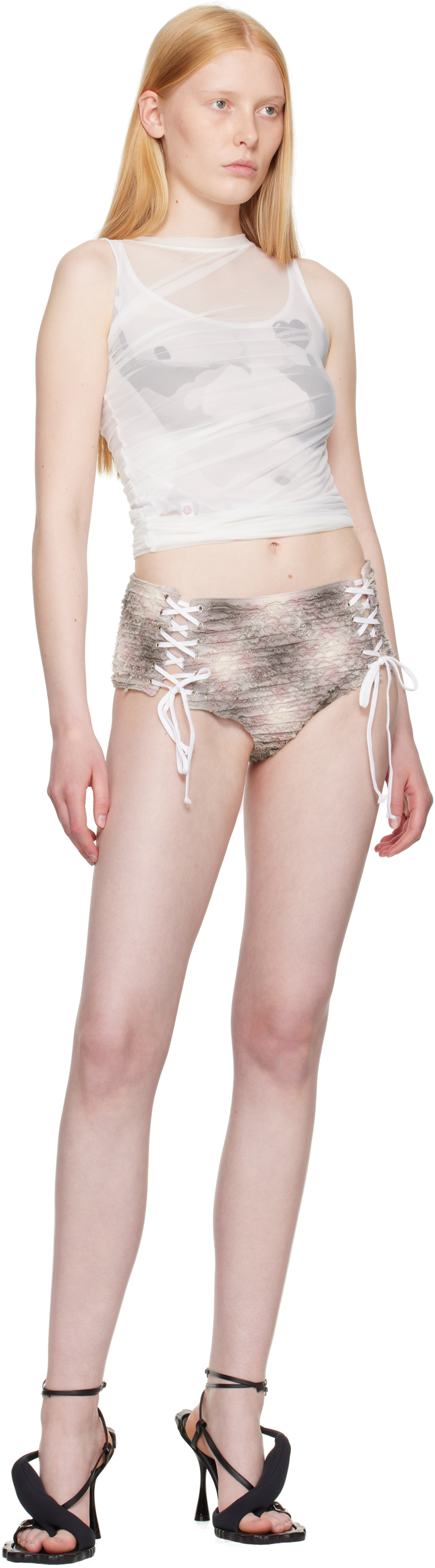 Collina Strada Purple Lace Up Panty Briefs