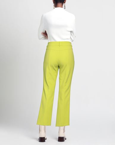 Cambio Woman Pants Lime green Size 4 Polyester, Viscose, Cotton, Elastane