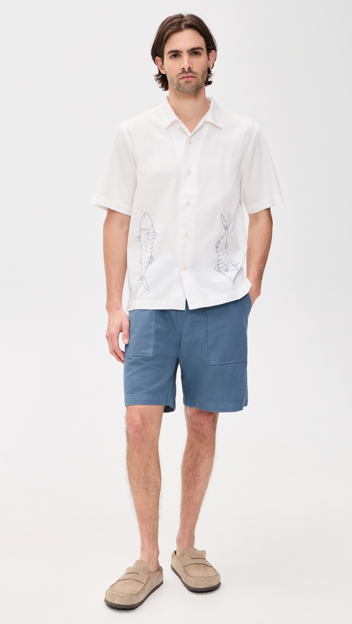 Mackerel Shirt Off-White