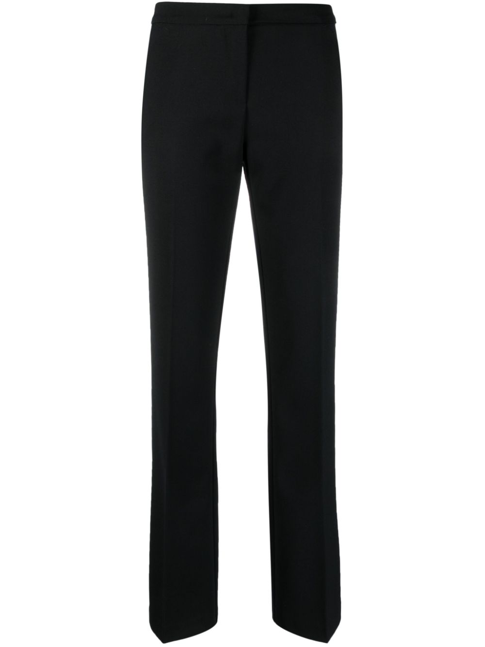 Slip-on flared trousers - Black