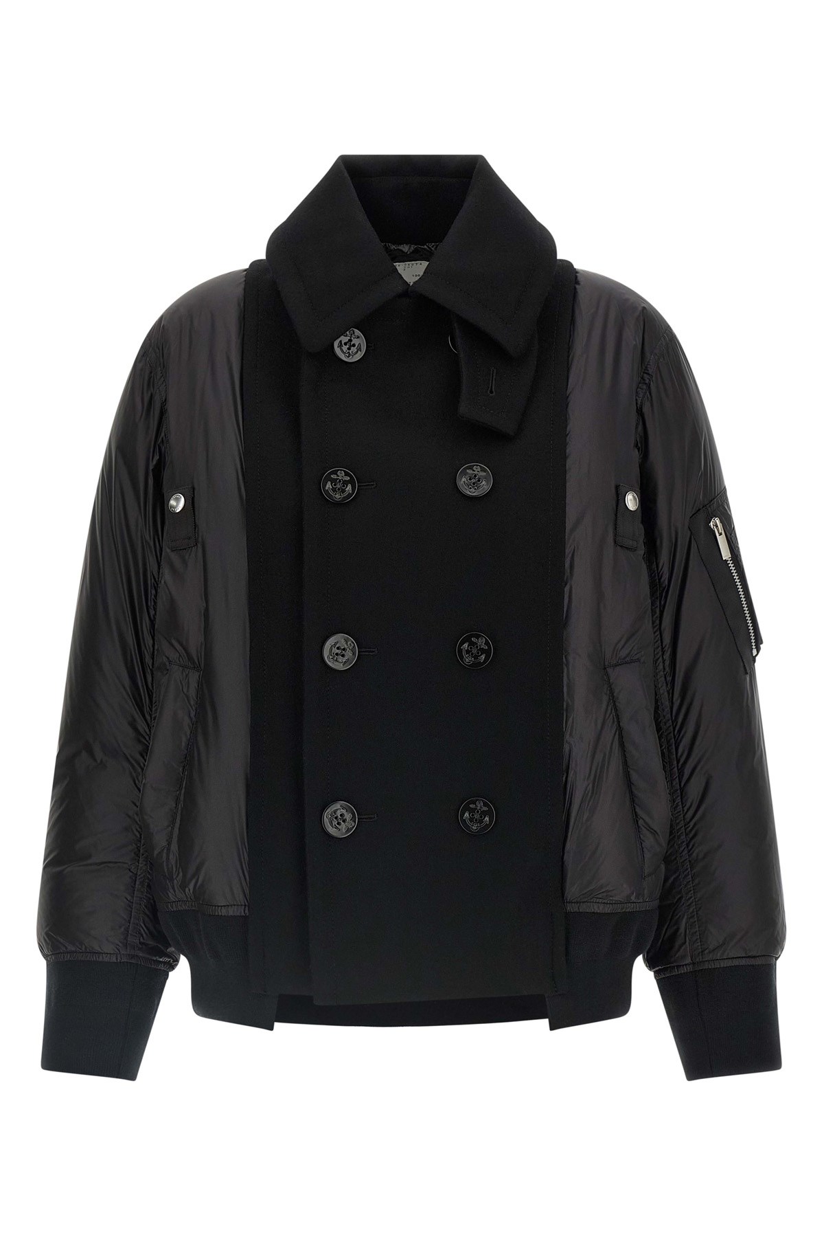 Wool Insert Bomber Jacket