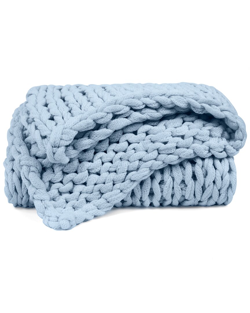 Chunky Knit Throw Blanket