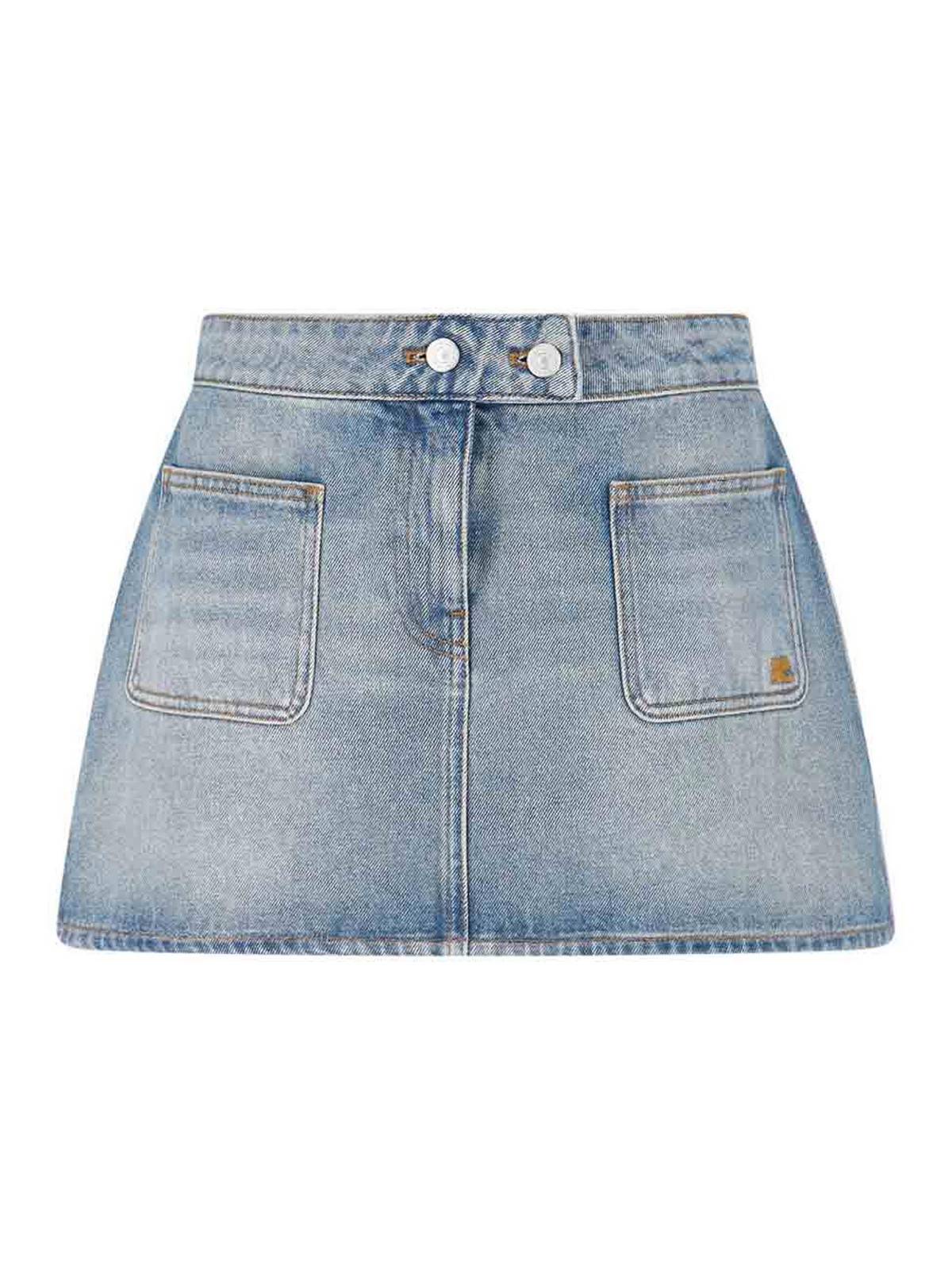 Denim Mini Skirt