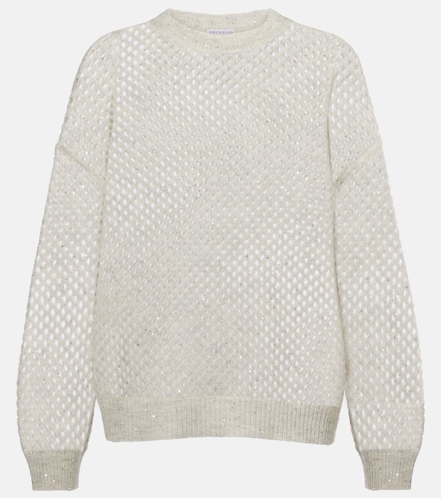 Ribbed-knit sweater