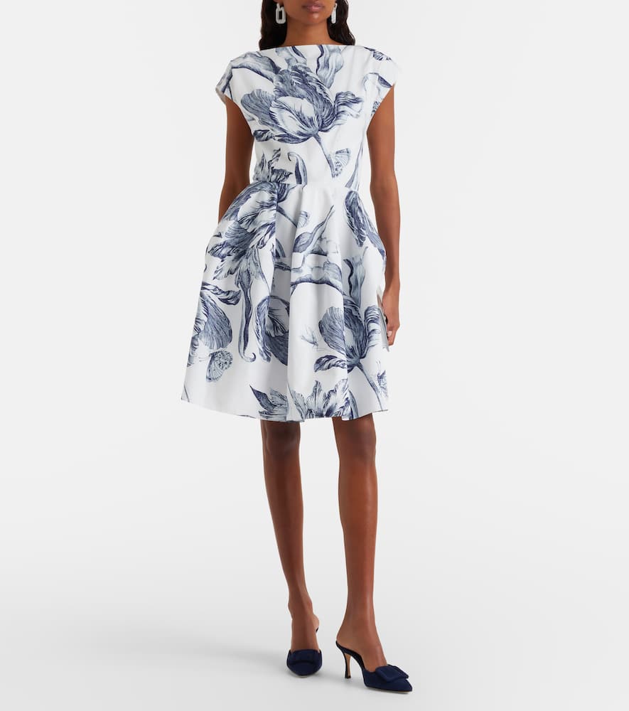 Floral cotton minidress