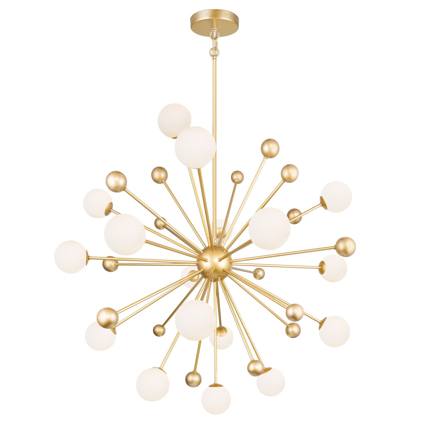 Sun Gold LED Chandelier from the Element Collection