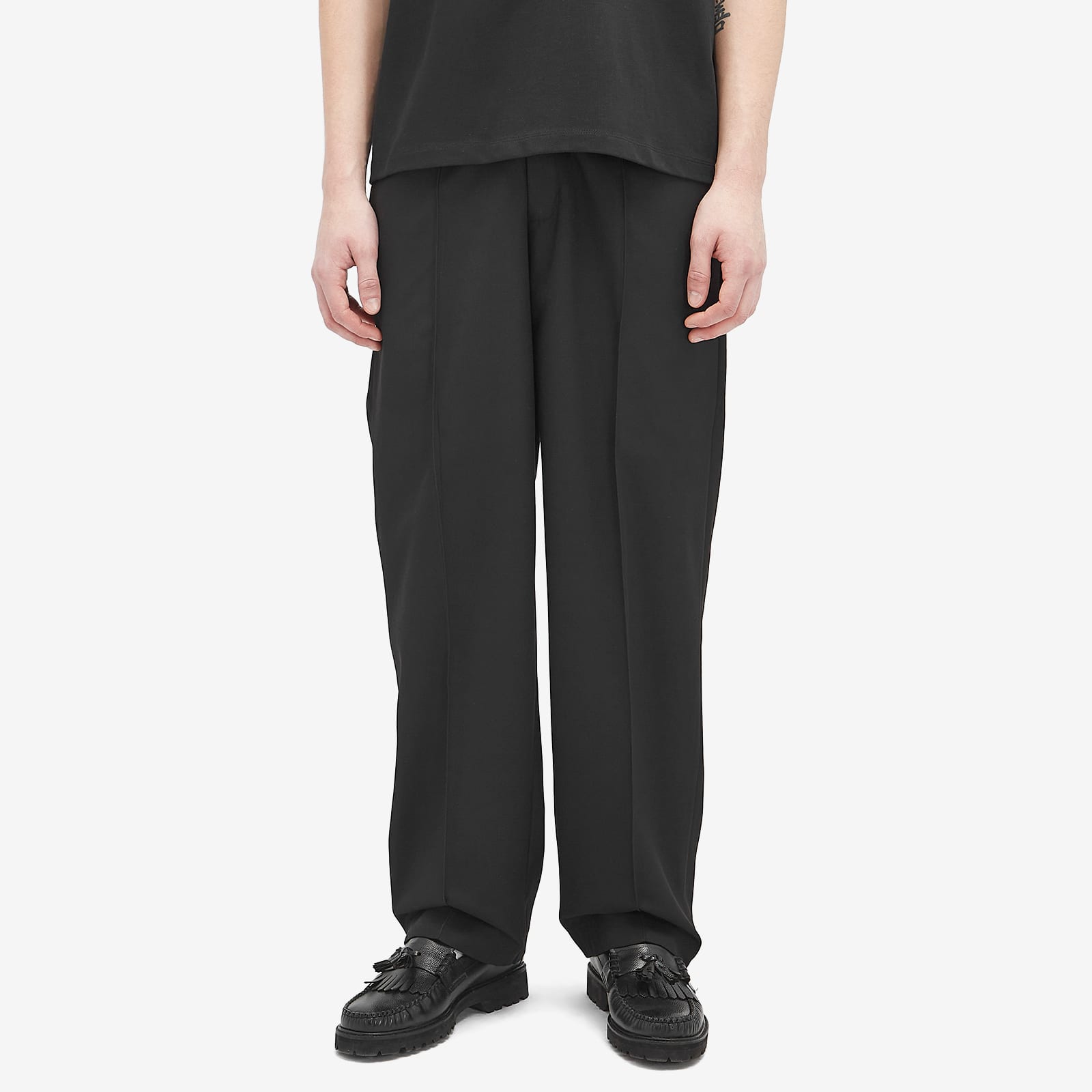 Men's Pleated Trousers V2 Black