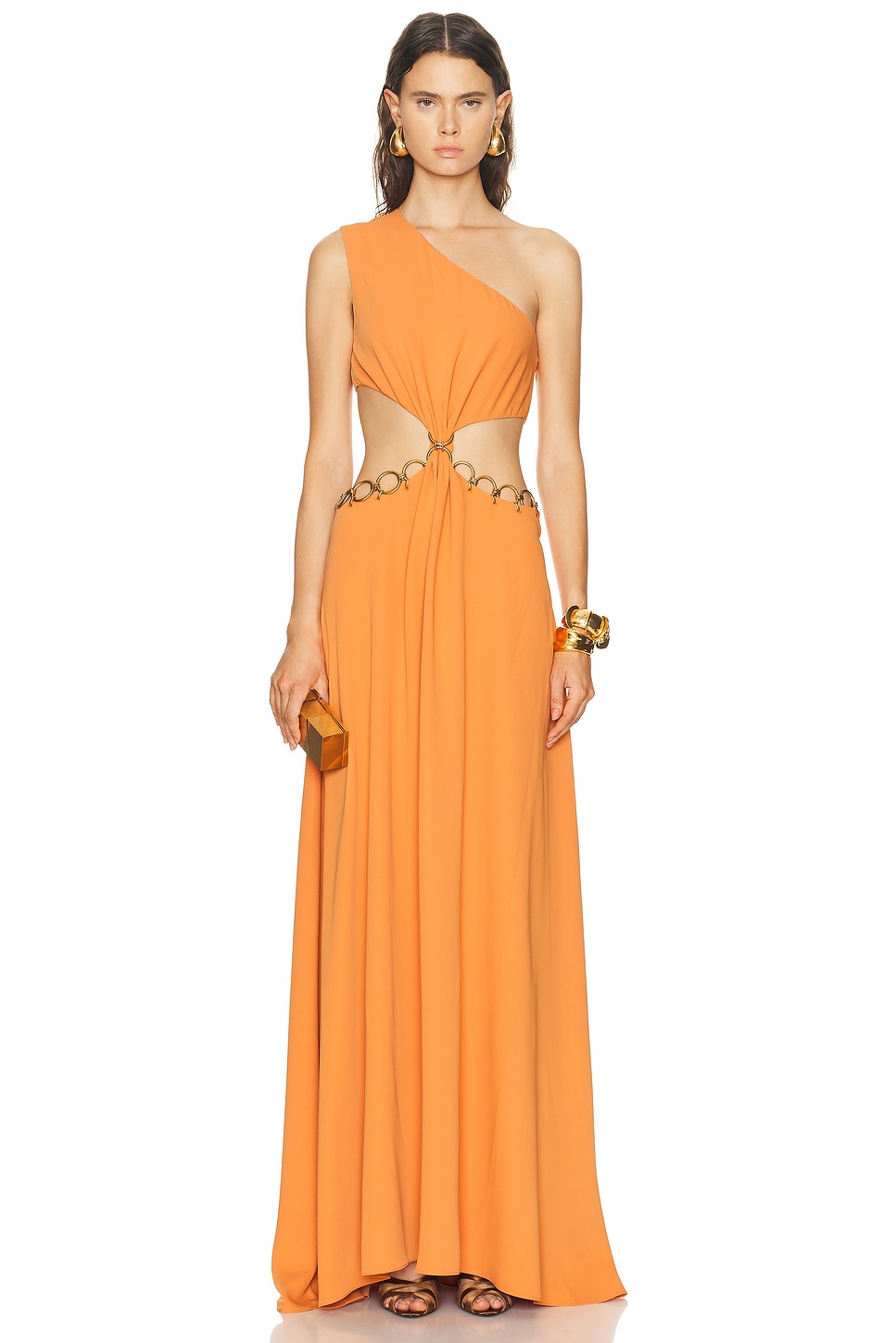 Alexis Saint Lucia Dress in Mandarin - Orange. S also in XS