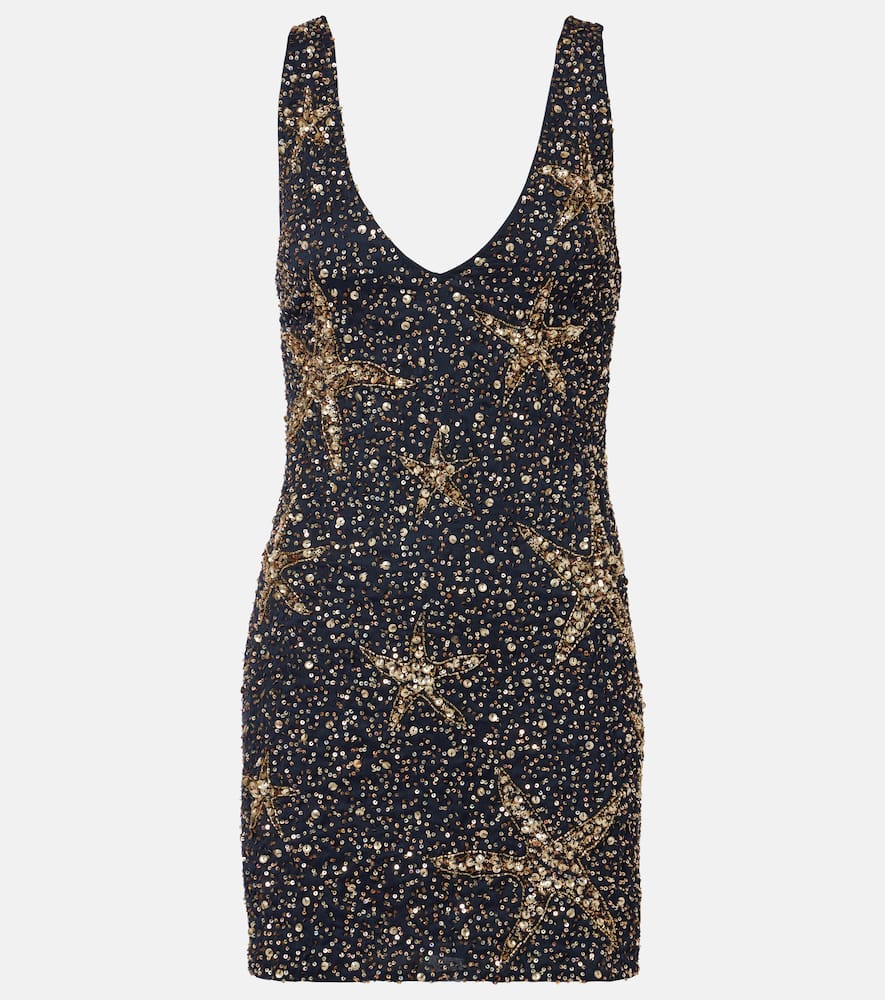 Star Fish sequined minidress