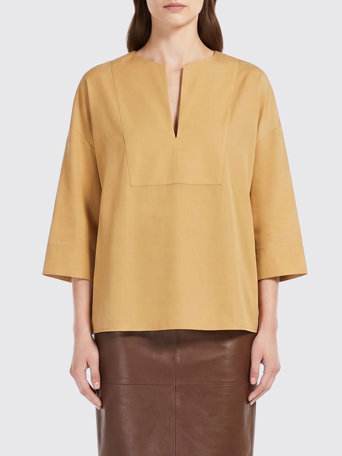 Top Woman color Beige