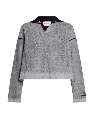 Man Sweater Grey Size S Polyamide, Wool
