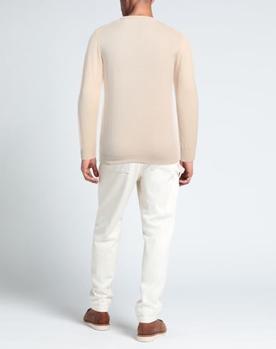 Alpha Studio Man Sweater Beige Size 46 Wool, Cashmere