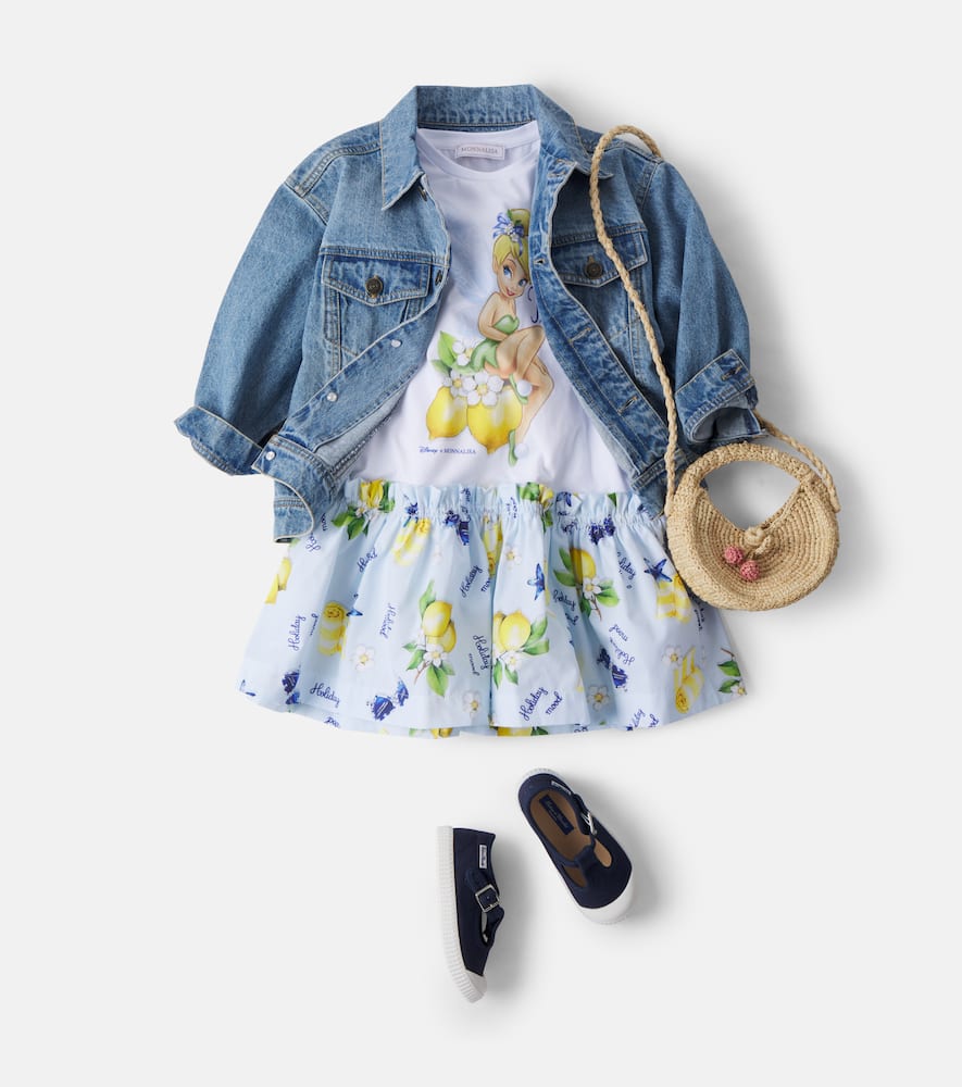 X Disney cotton-blend jersey dress