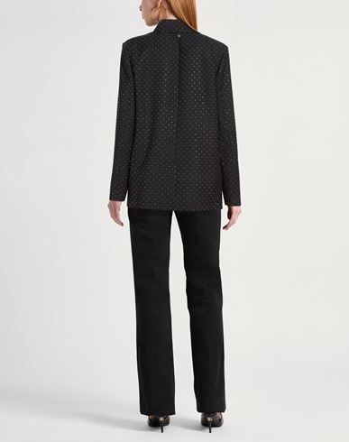 Woman Blazer Black Size 4 Polyester, Viscose