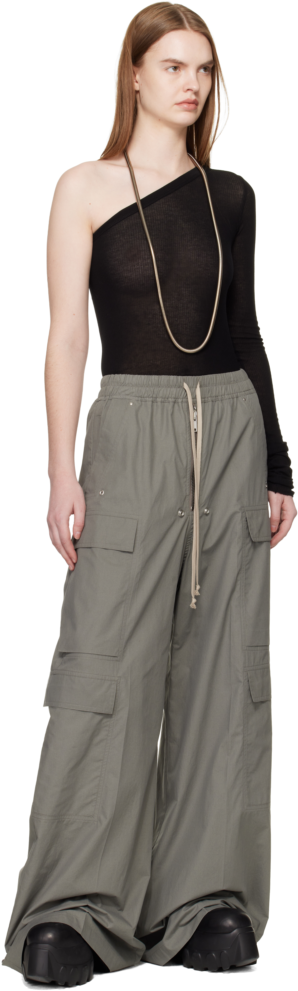 Khaki Temple Cargobelas Cargo Pants