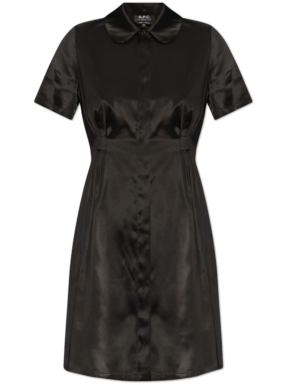 Satin minidress - Black