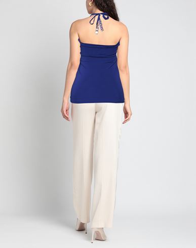 Woman Top Blue Size 8 Viscose, Polyester, Elastane