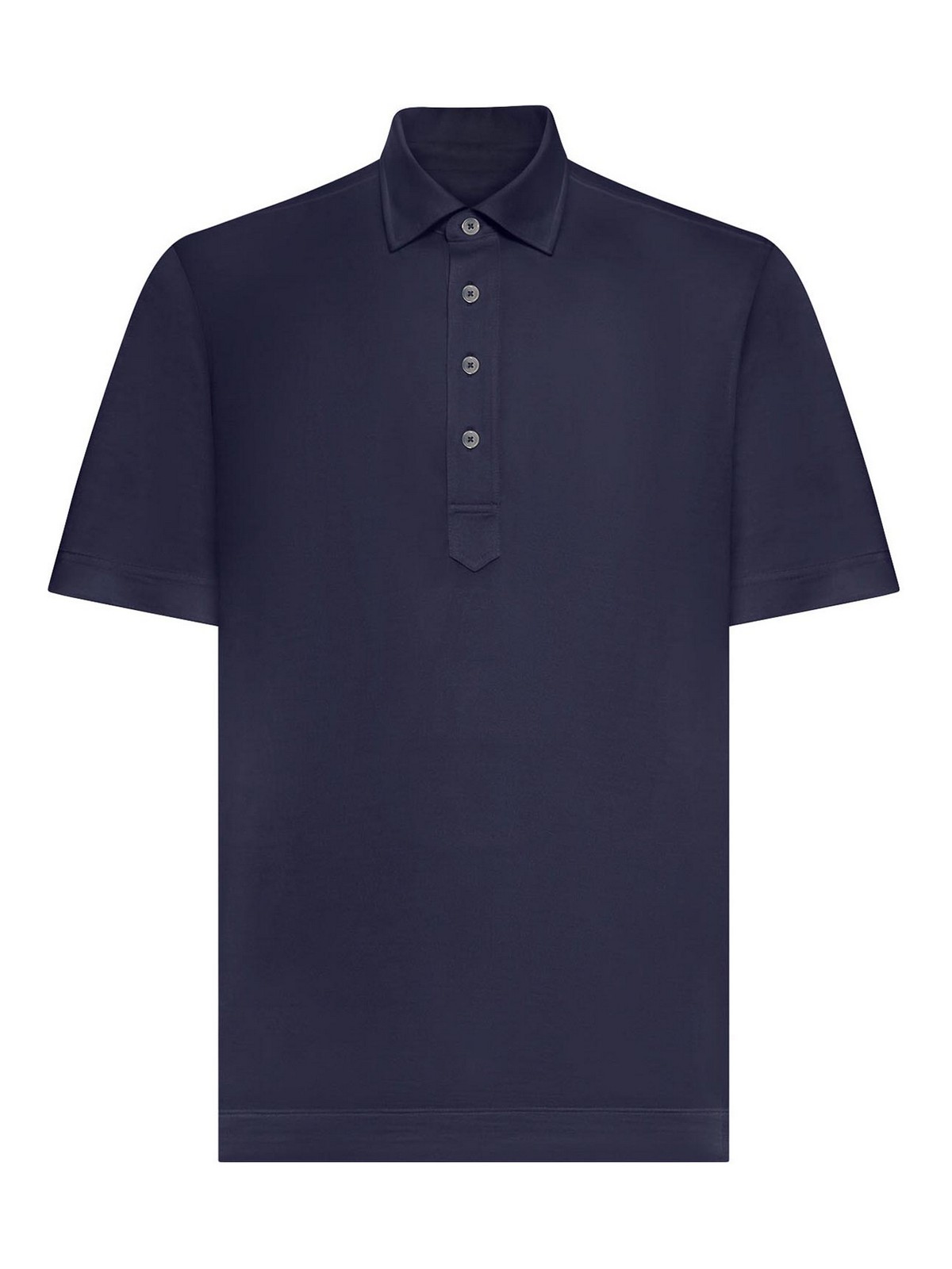 Zegna - leggerissimo buttoned polo shirt short sleeve