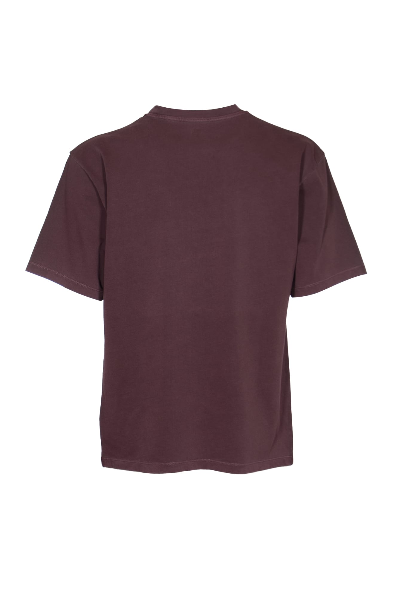Chest Logo Round Neck T-shirt