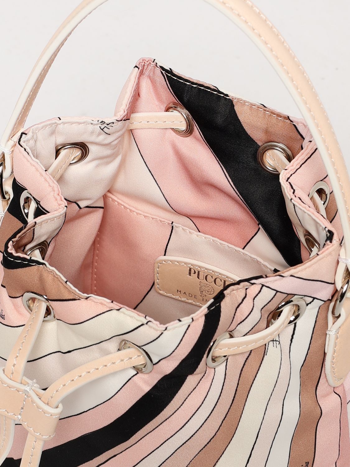 Handbag PUCCI Woman color Nude