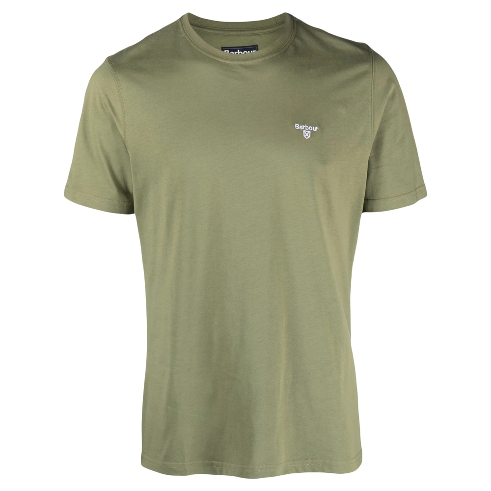 T-shirt Con Ricamo Logo Verde Mts0331ol39