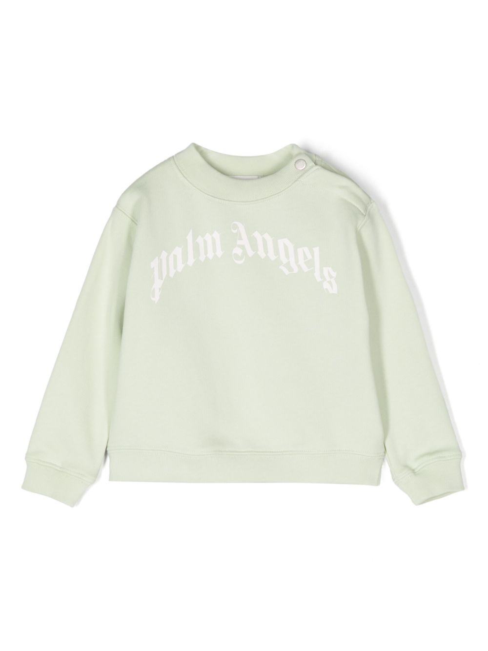 Curved logo sweatshirt - Green