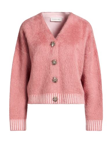 Woman Cardigan Antique rose Size M Virgin Wool, Mohair wool, Polyamide, Polyurethane